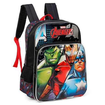 Mochila de Costas Avengers Marvel Vermelho - Luxcel