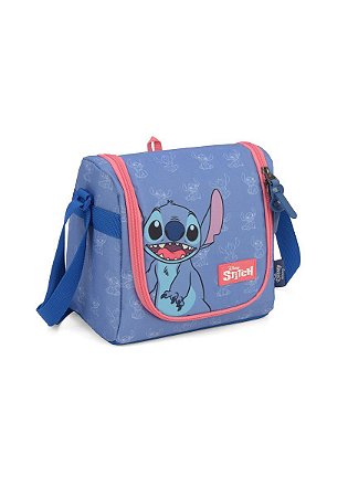 Lancheira Térmica Escolar Stitch Ohana Azul - Luxcel