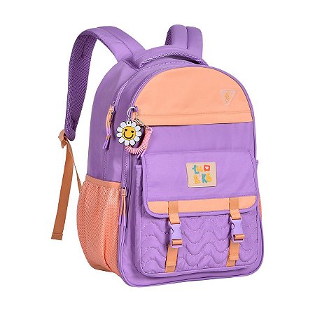 Mochila de Costas Luluca Lulike Lilás Lançamento - Clio