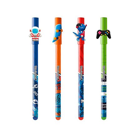 Caneta Esferográfica Radical c/ Toppers – 1.0mm 1Un