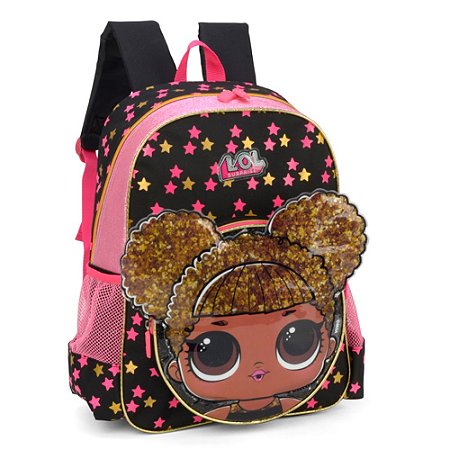 Mochila de Costas Lol Surprise Queen Be Preto - Luxcel