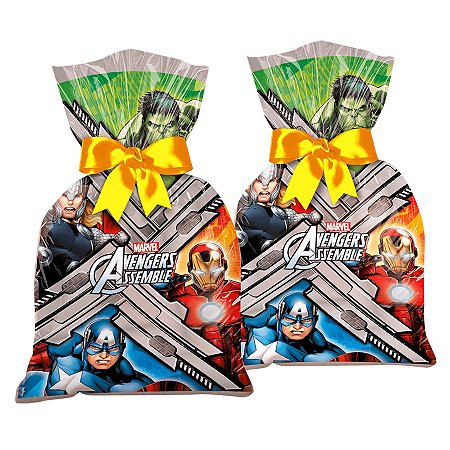 Sacolas Surpresa Os Vingadores Festas Aniversário 12Un