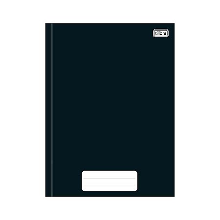 Caderno Brochura Preto 80 Folhas Pequeno - Tilibra