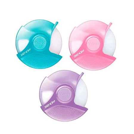 Borracha Zenoa Pastel Redonda c/ capinha 1Un - MAPED