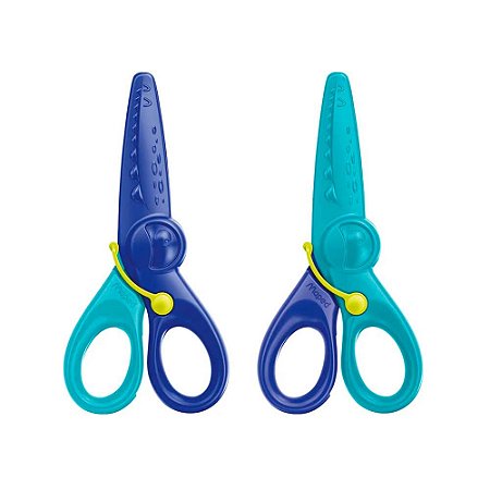 Tesoura Plástica Jacare Lâminas Plásticas 12cm - Maped