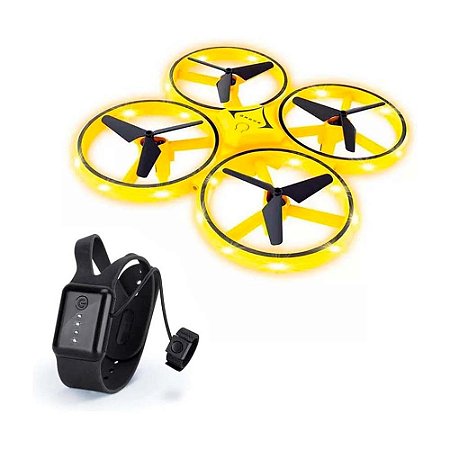 Drone Quadricóptero de Brinquedo Hand Com Controle Por Gesto