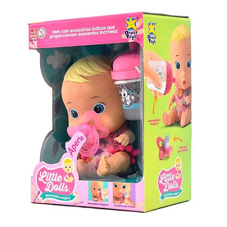 Boneca Diver Little Dolls Mamazinho Mágico - Divertoys