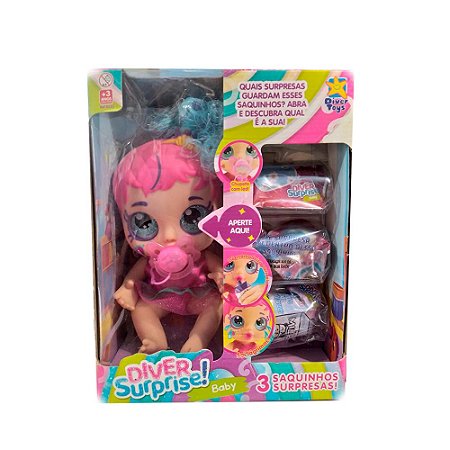 Boneca Diver Surprise Baby - Diver Toys