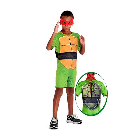 Fantasia Infantil Tartarugas Ninjas Pop - Raphael - G