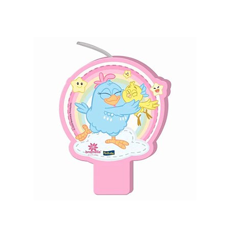 Vela de Aniversário Galinha Pintadinha Bolo - Festcolor