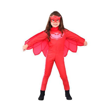 Fantasia Infantil PJ Masks Corujita Longa Global Fantasias P