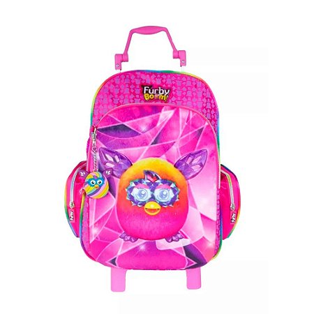 Mochila de Rodinhas Furby Boom! Rosa - DermiWill