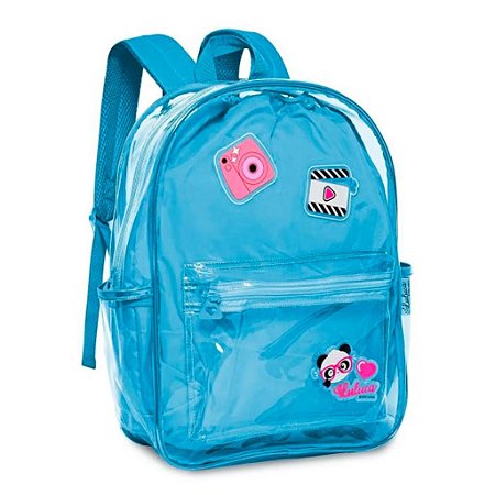 Mochila Costas Luluca Lulike Azul Transparente Clio AVARIA