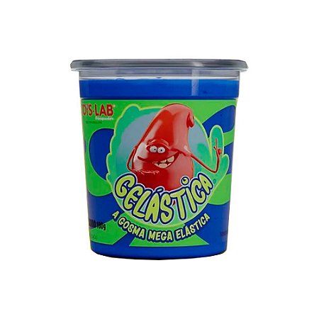 Gosma Slime Azul 180g Gelástica Mega Elástica