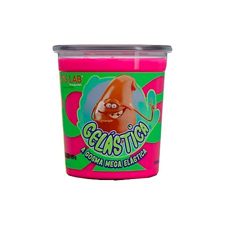 Gosma Slime Rosa Pink 180g Gelástica Mega Elástica