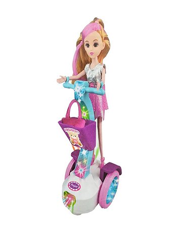 Brinquedo Boneca no HoverBoard Car Balance c/ Musica