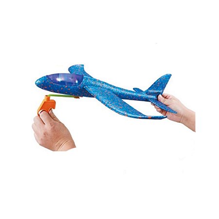 Lançador Planador Avião Azul - Zoop Toys