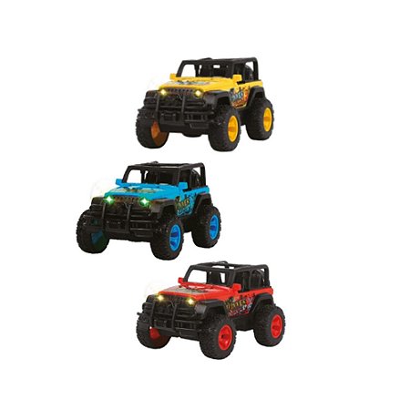 Carro Fricção JEEP Off-Road C/ Luzes e Sons - Zoop Toys
