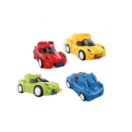 Carro Fricção Pião e Disco C/ Luzes - Zoop Toys