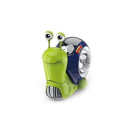 Brinquedo Caracol Bate e Volta c/ Música e Luzes - Verde