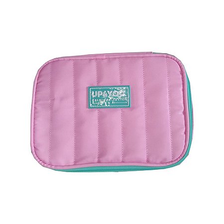 Estojo Box Organizador UP4YOU Rosa  - Luxcel