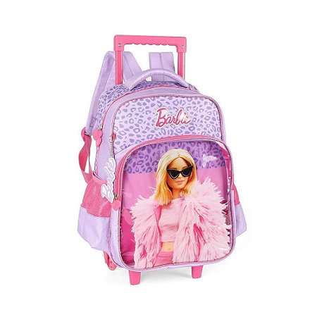 Mochila de Rodinhas Barbie Fashion Violeta - Luxcel