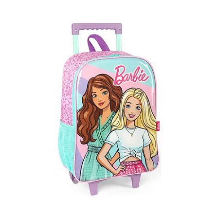 Mochila de Rodinhas Barbie Style Pink - Luxcel