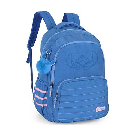 Mochila de Costas Premium Stitch Azul - Luxcel