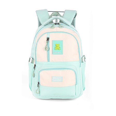 Mochila de Costas Premium Smile Turquesa - UP4YOU