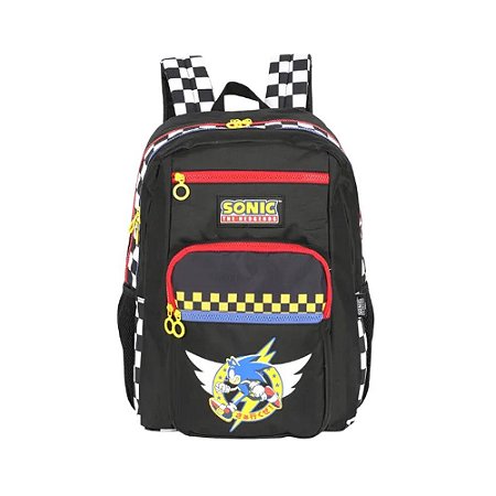 Mochila de Costas Escolar Sonic Race The Hedgehog - Luxcel