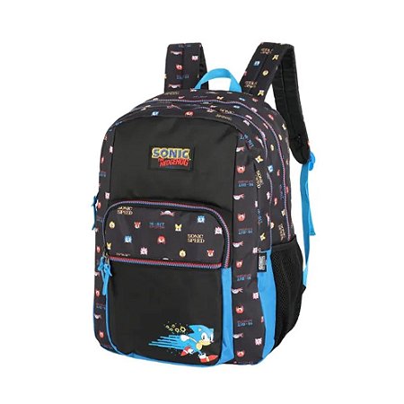 Mochila de Costas Escolar Sonic Speed The Hedgehog - Luxcel