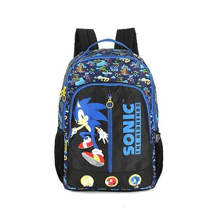 Mochila de Costas Sonic Azul The Hedgehog - Luxcel