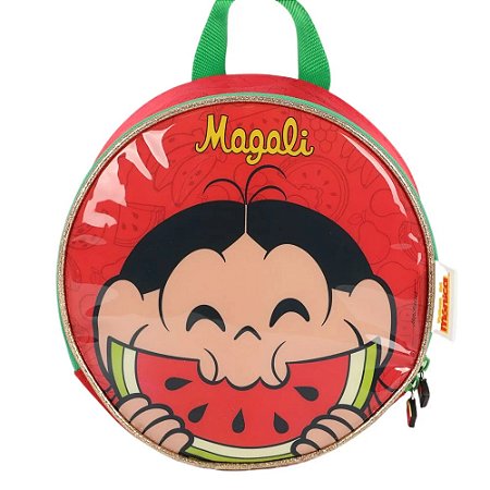Lancheira Redonda Magali Vermelho - Luxcel
