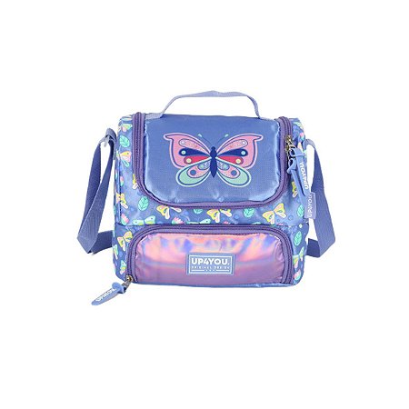 Lancheira escolar infantil Térmica Borboletas Violeta-UP4YOU