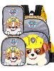 Mochila Costas escolar c/ Estojo  Lancheira Rubble patrulha
