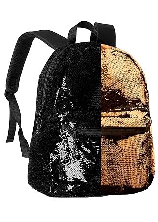 MOCHILA ESCOLAR COSTAS PAETE BRILHO INFANTIL