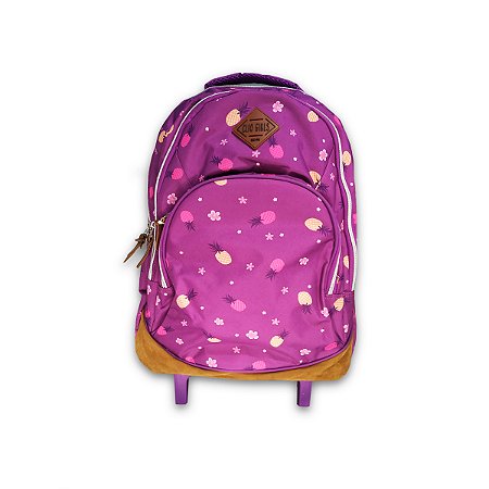 Mochila Rodinha Escolar Tropical Abacaxi Clio Girls