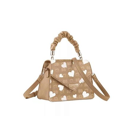 Bolsa Mini Baú BETTY BOOP Bege e Branca - Semax