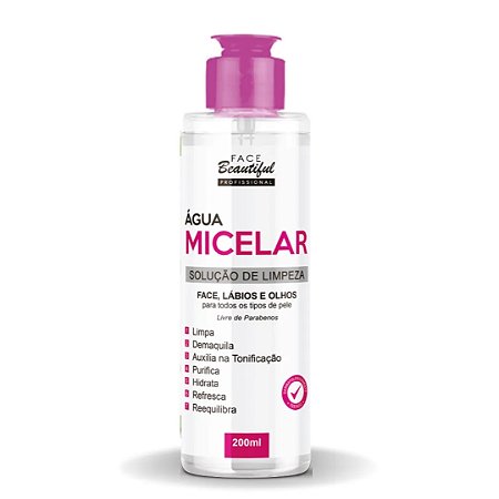 ÁGUA MICELAR 200ml - FACE BEAUTIFUL