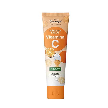 BISNAGA MÁSCARA VITAMINA C 50g - FACE BEAUTIFUL