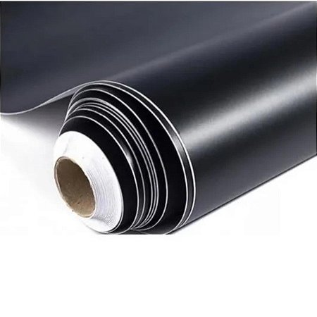 PLÁSTICO ADESIVO PRETO 80 MICRAS 45cmX10m  - SKY PAPER