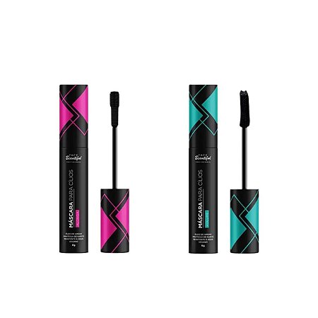 MÁSCARA DE CÍLIOS 6g COM EFEITOS - FACE BEAUTIFUL