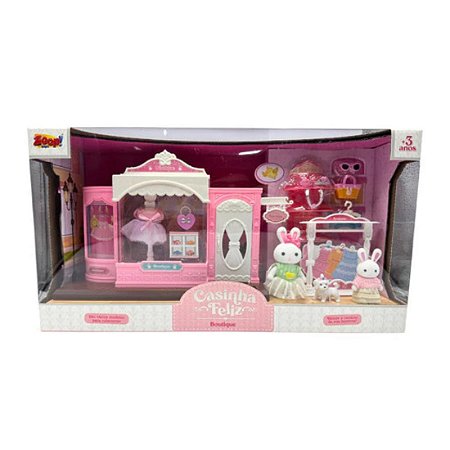 COLEÇÃO CASINHA FELIZ EDIÇÃO LOJINHA BOUTIQUE - ZOOP TOYS