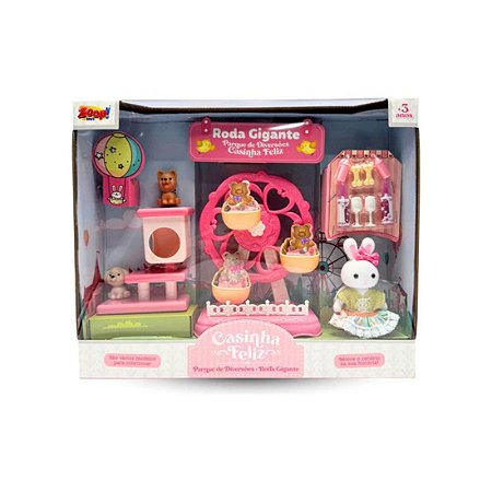 COLEÇÃO CASINHA FELIZ EDIÇÃO RODA GIGANTE - ZOOP TOYS