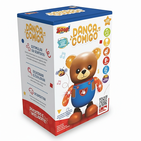 BRINQUEDO INFANTIL URSINHO DANÇARINO SONS E LUZ - ZOOP TOYS