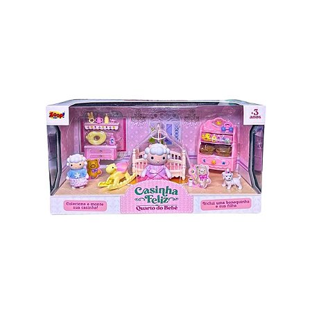 COLEÇÃO CASINHA FELIZ EDIÇÃO QUARTO DE BEBE - ZOOP TOYS