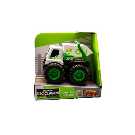 CAMINHÃO TRUCK EQUIPE RECICLAGEM SORTIDO FRICÇÃO - ZOOP TOYS
