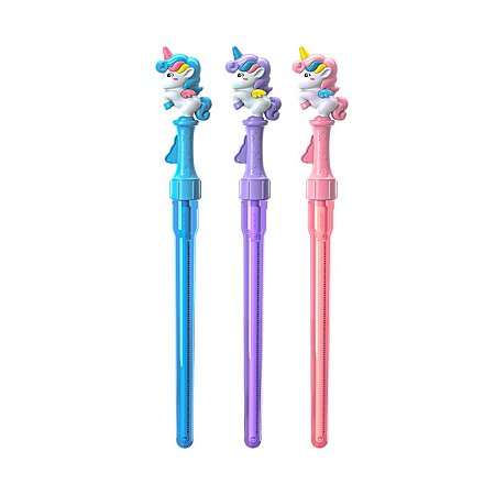 BASTÃO FÁBRICA DE BOLHAS UNICÓRNIOS SORTIDO - ZOOP TOYS