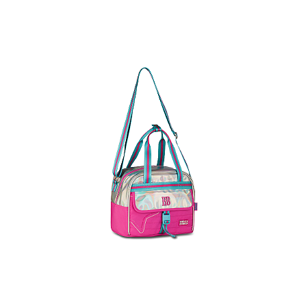LANCHEIRA TÉRMICA HOLOGRÁFICA ROSA - REBECCA BONBON