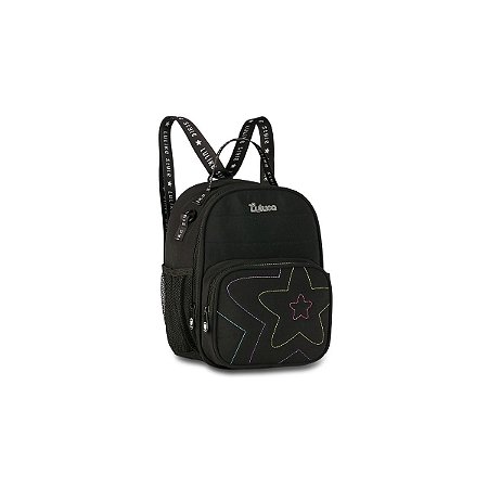 LANCHEIRA TÉRMICA LULUCA TRANSVERSAL PRETA - 3 EM 1